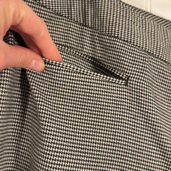 Talbots Women’s Heritage Houndstooth Dress Pants Size 16w 29 Inch Inseam - Picture 4 of 13